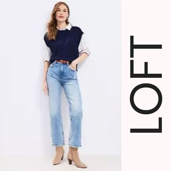 LOFT Modern Skinny Crop Size 2 - Picture 1 of 5
